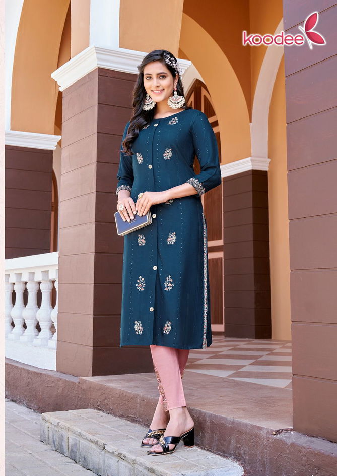 Koodee Naveli Vol 1 Ethnic Wear Wholesale Kurtis With Bottom Catalog